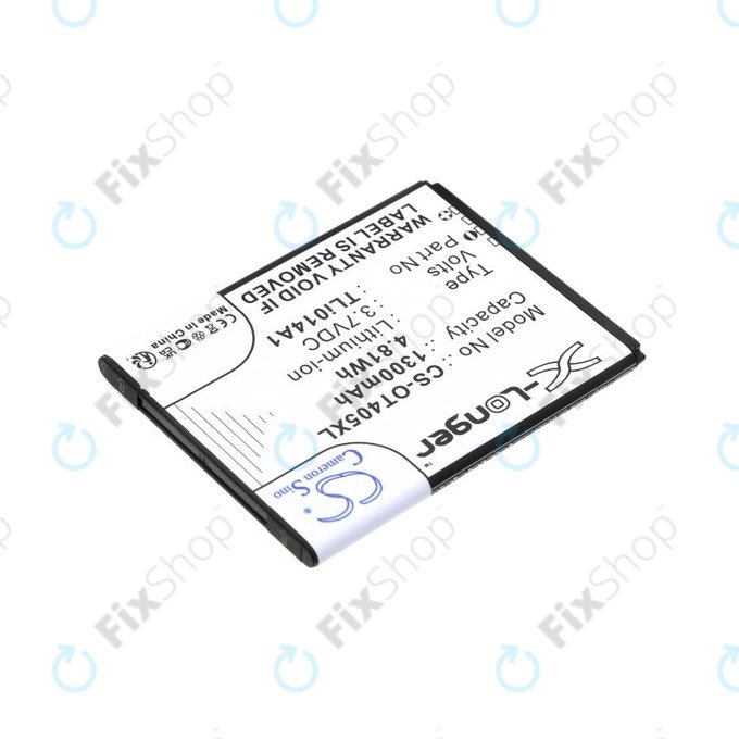 Akku batterie für Alcatel OneTouch Evolve, 1300mAh, Li-Ion, 3.7V, TLi014A1, HQ