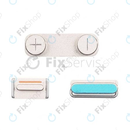 Apple iPhone 5S, SE - Einschalt- Silent Mode und Lautstärke Tasten (Space Gray)