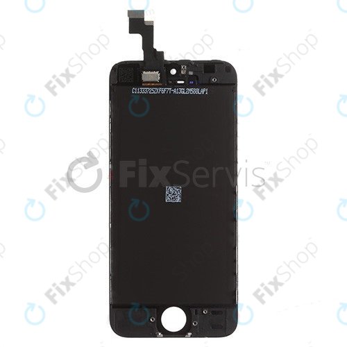 Display für iPhone 5S, SE, Black, Touchscreen-Glas mit Rahmen