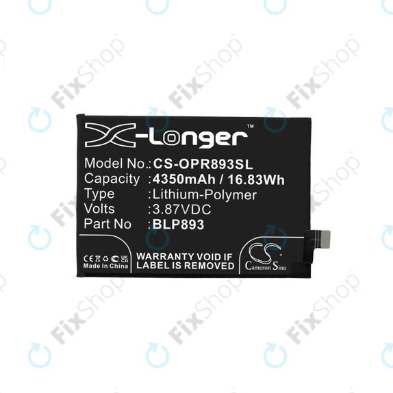 Realme GT 2 Pro 5G, GT Neo 2 5G - Akku Batterie BLP887 2150mAh HQ