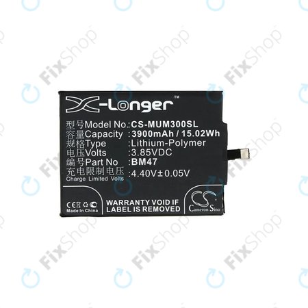 Xiaomi Redmi 3, 3S, 3 Pro, 4X - Akku Batterie BM47 3900mAh HQ