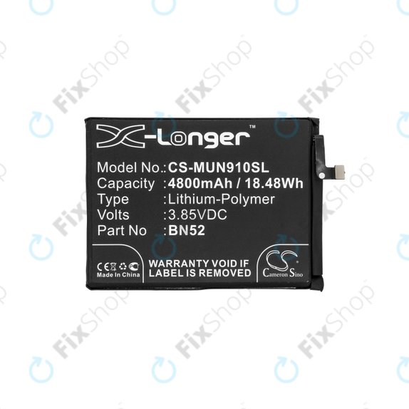 Xiaomi Redmi Note 9 Pro - Akku Batterie BN52 4800mAh HQ