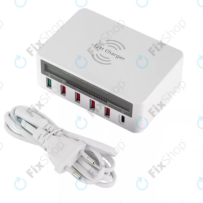 WLX-818F Service-Ladestation mit USB 3.0 und USB-C