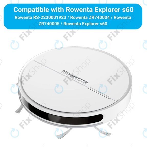 Ersatzteilset für Rowenta Explorer s60 (1x Hauptbürste, 2x Filter, 4x Seitenbürste, 2x Wischtuch)