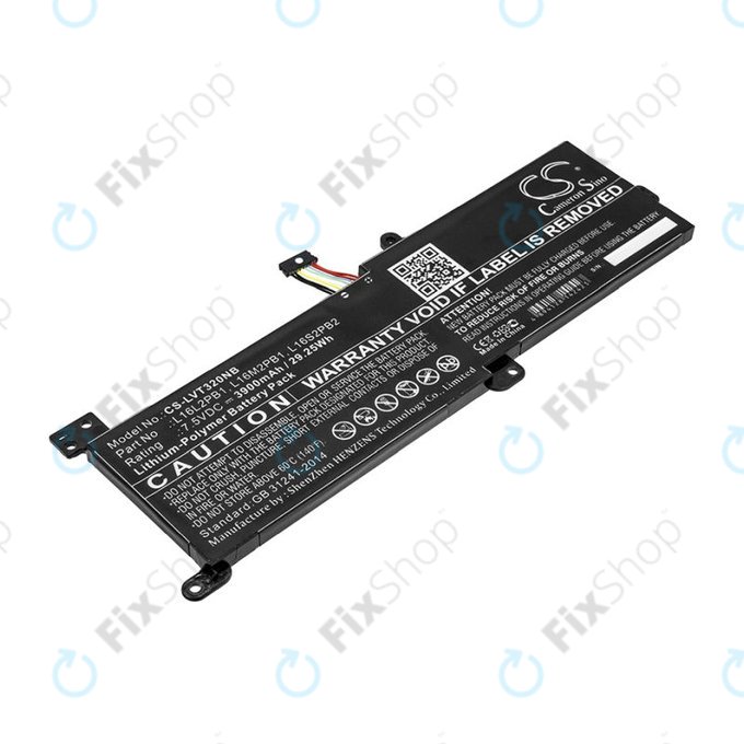 Akku batterie für Lenovo 320, 330, 520, Ideapad 320, 330, S145, 3900mAh, Li-Pol, 7.5V, L16L2PB1, HQ
