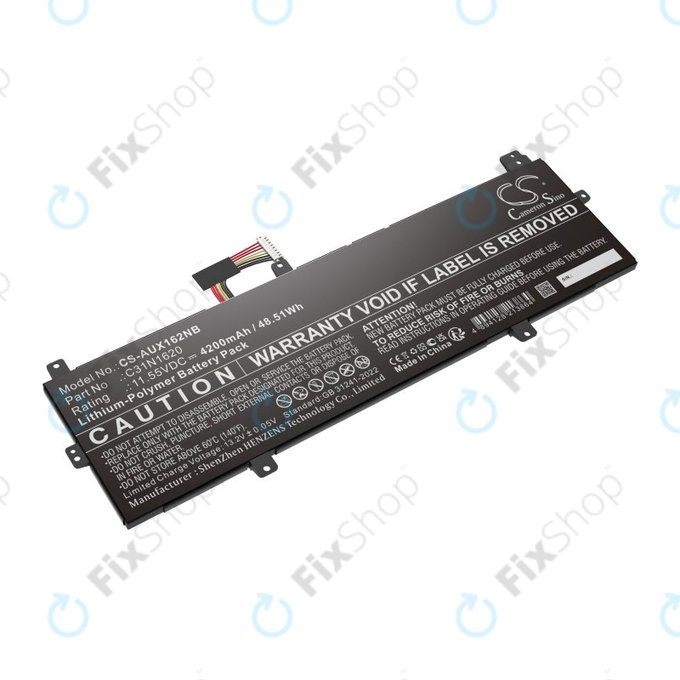 Batterie für Asus BX430, Expertbook B5440fa, P5240ua-1a, 4200mAh, Li-Pol, 11.55V, C31N1620, HQ