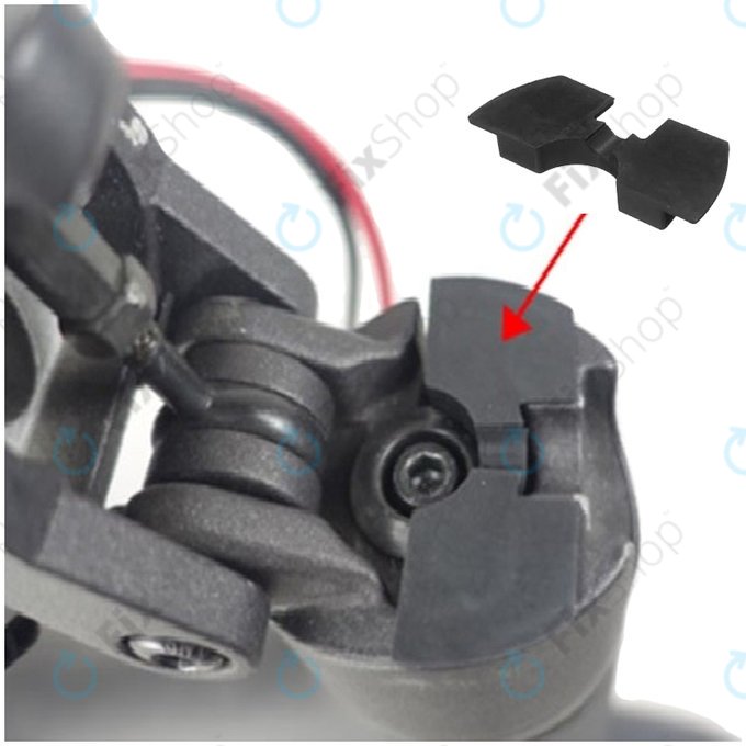 Xiaomi Mi Electric Scooter 1S, 2 M365, Essential, Pro, Pro 2 - Vibrationsdämpfer (Black) - 3Stk.