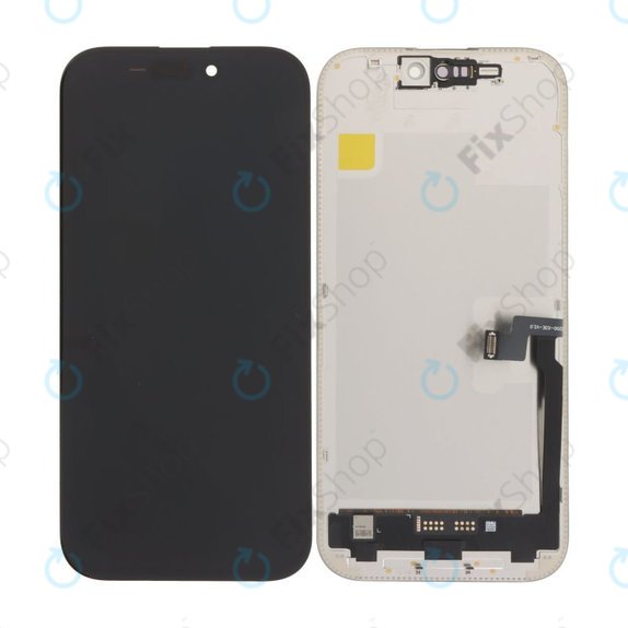 Display Soft OLED 120Hz für iPhone 16 Pro, Touchscreen-Glas mit Rahmen, FixPremium