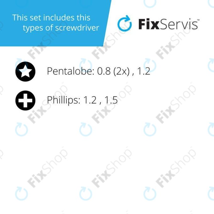 Jakemy JM-8121 - Schraubendreher Set für Apple & Samsung Geräte 5in1