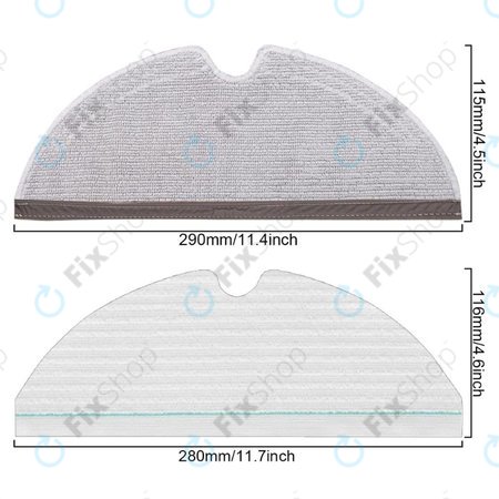 Xiaomi Roborock Q7, Q7+, Q7 Max, Q7 Max+, T8 - Standard-Set (Weiß)