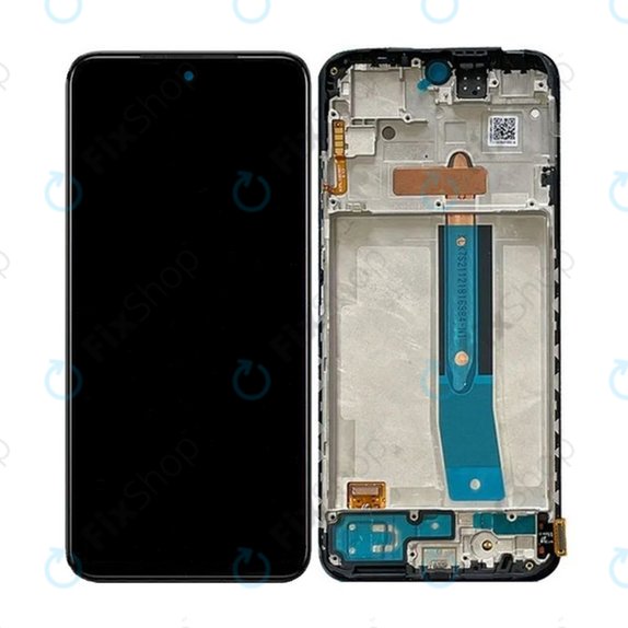 Xiaomi Redmi Note 12S - LCD Display + Touchscreen Front Glas + Rahmen (Onyx Black) OLED