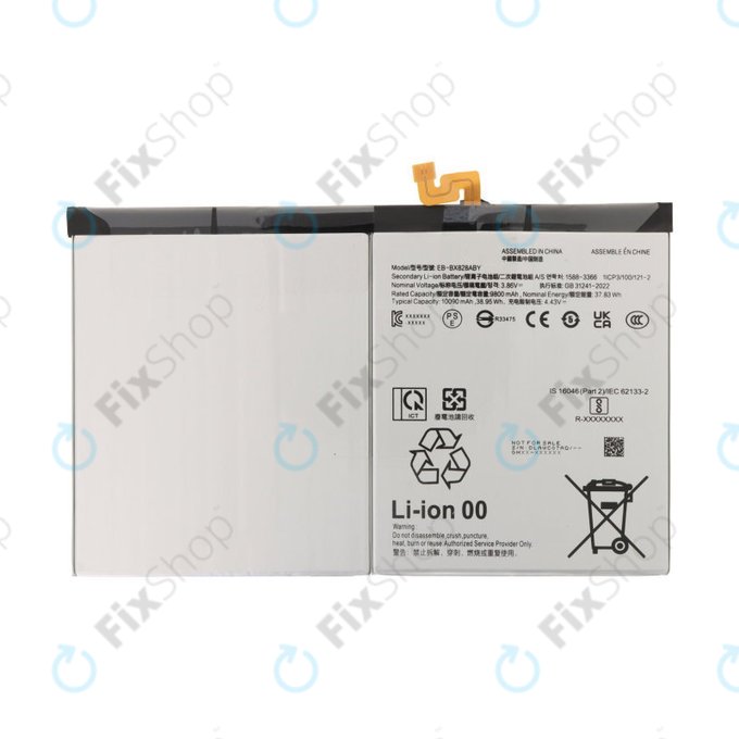 Samsung Galaxy Tab S10+ X820, X826B - Akku Batterie EB-BX828ABE 10900mAh