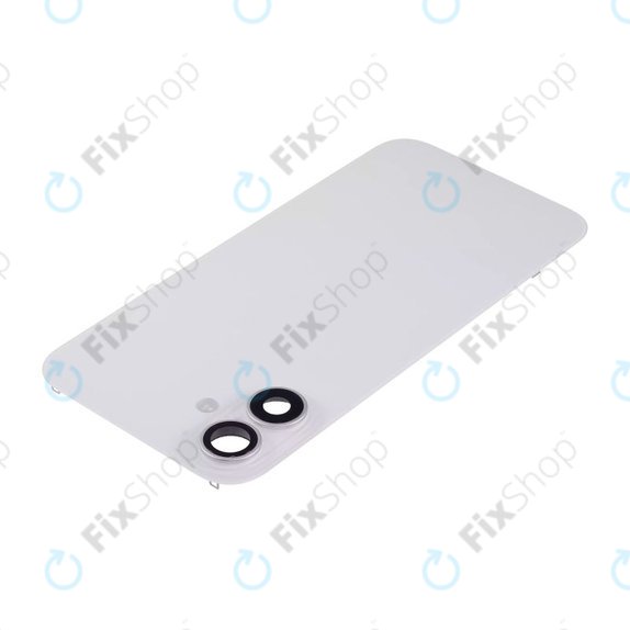 Apple iPhone 16 Plus - Rückgehäuseglas + Kameraglas + Metallplatte + Magsafe-Magnet (White)