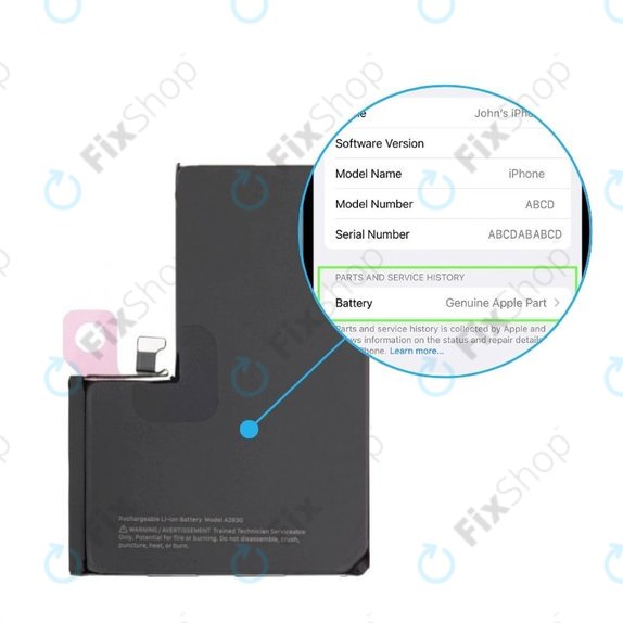 Akku für iPhone 14 Pro Max | 661-30397 | 4323mAh | Genuine Apple