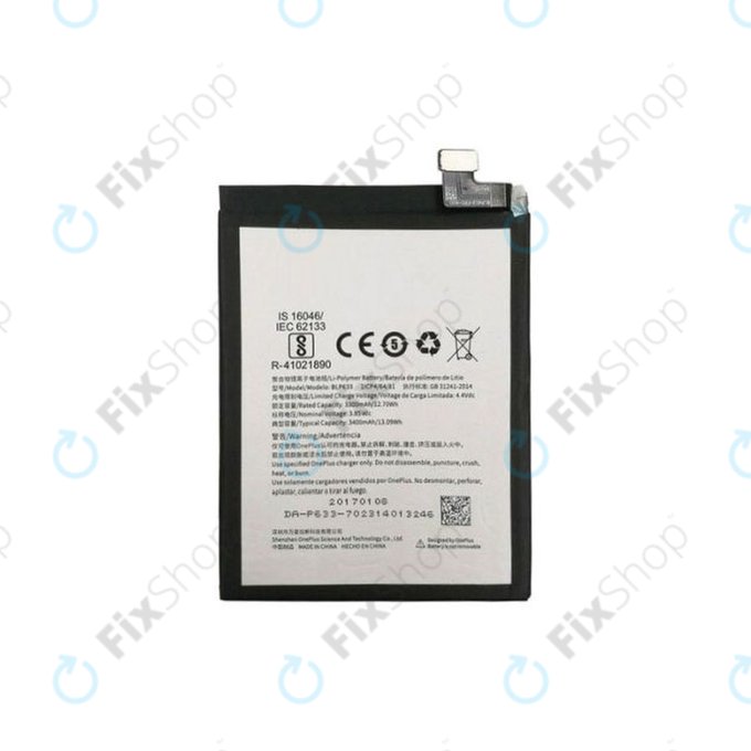 OnePlus 3T - Akku Batterie BLP633 3400mAh