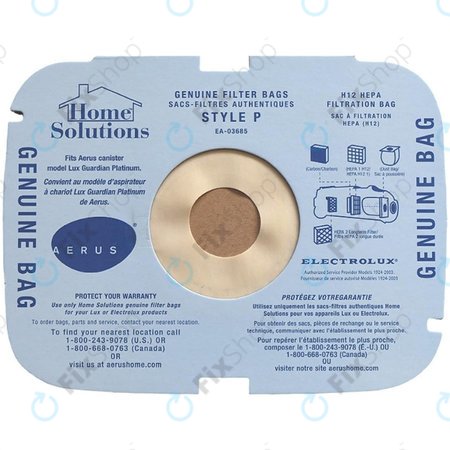 Electrolux, Aerus - Abfallbeutel (Style-P)