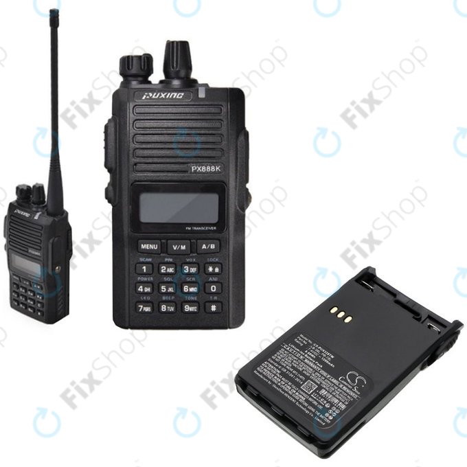 Batterie für ADI AT-46, Baojie BJUV22, Huntec HT-3688, 1200mAh, Li-Ion, 7.4V, LB-38L, HQ