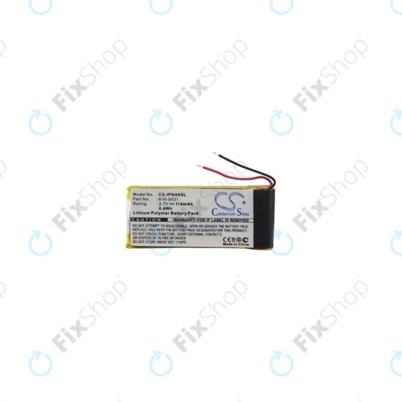 Apple iPod Nano (6th Gen) - Akku Batterie 616-0531 110mAh HQ