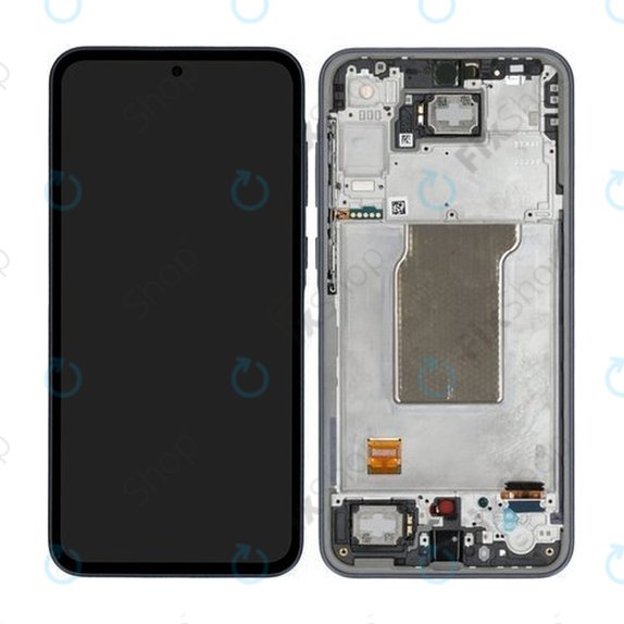 Samsung Galaxy A35 A356B - LCD Display + Touchscreen Front Glas + Rahmen (Awesome Navy) TFT