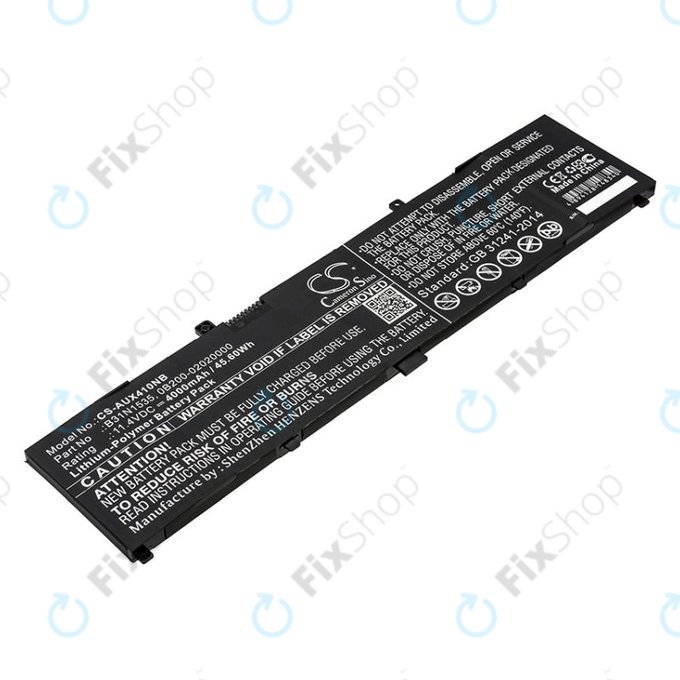 Akku batterie für Asus UX310, UX310UAK, UX410UQ, 4000mAh, Li-Pol, 11.4V, B31N1535, HQ