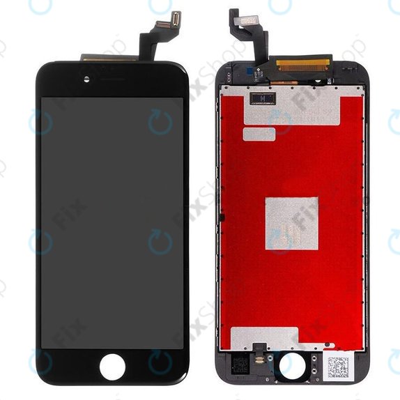 Display für iPhone 6S, Black, Touchscreen-Glas mit Rahmen, Refurbished