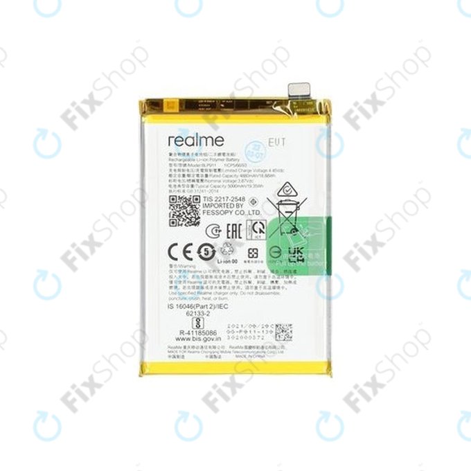 Realme 9i, 9 Pro - Akku Batterie BLP911 5000mAh - 4200013 Genuine Service Pack