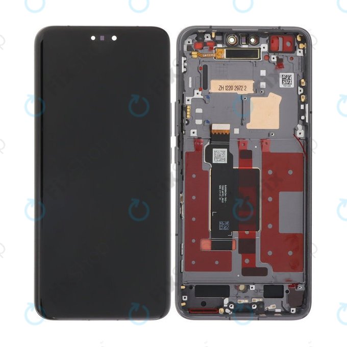 Honor Magic6 Pro - LCD Display + Touchscreen Front Glas + Rahmen (Black) OLED