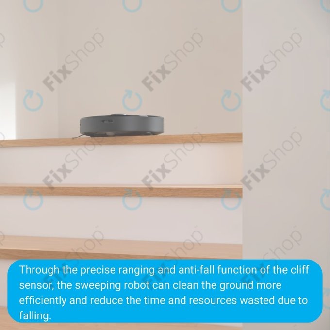 Xiaomi Roborock S7 - Sturzsensoren (Links)