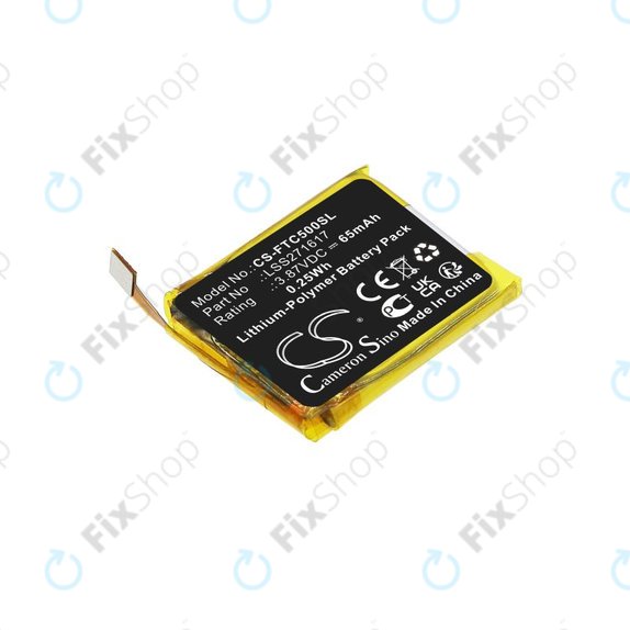 Akku batterie für Fitbit Charge 5, 65mAh, Li-Pol, 3.87V, LSS271617, HQ