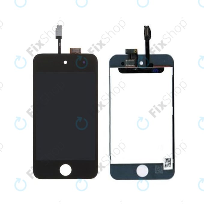 Apple iPod Touch (4th Gen) - LCD Display + Touchscreen Front Glas + Rahmen (Black) TFT