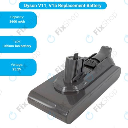 Dyson V11, V15, V15s, Outsize - Akku Batterie SV15, SV18, 970938-01 Li-Ion 25.2V 3600mAh
