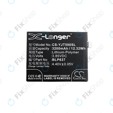 OnePlus 5, 5T - Akku Batterie BLP637 3200mAh HQ