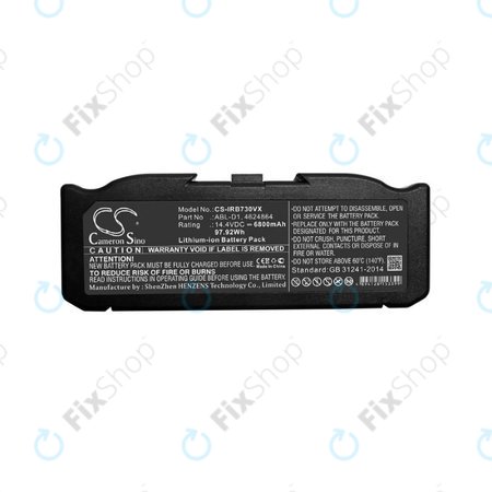 iRobot Roomba e-series, i-series - Akku Batterie ABL-D1, 4624864, ABL-D2 Li-Ion 14.4V 6800mAh HQ