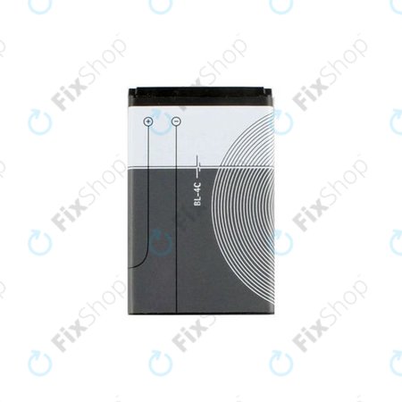 Nokia 107, 108, C2-05, X2, 1000, 2000, 3000, 5000, 6000, 7000-series - Akku Batterie BL-4C 890mAh