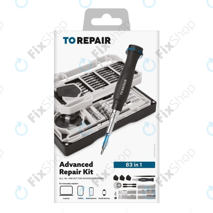 SBS - Erweitertes Reparaturset mit magnetischen Bits 83in1