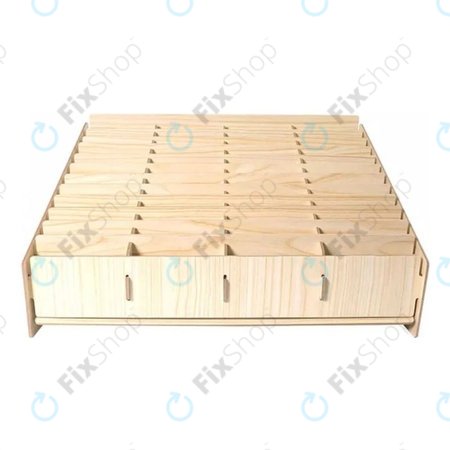 Universeller Holzständer / Organizer für Telefone mit 48 Fächern