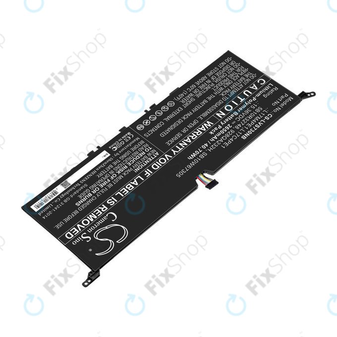 Batterie für Lenovo IdeaPad 730-13, 2650mAh, Li-Pol, 15.36V, 5B10R32748, HQ