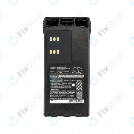 Batterie für Motorola GP, HT, MTX, Pro-series, 2100mAh, Ni-MH, 7.2V, HNN9013, HQ