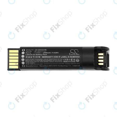 Batterie für Zebra CR2278, DS22, 2600mAh, Li-Ion, 3.7V, BT-000317-01, HQ
