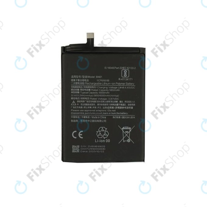 Xiaomi Poco X3, X3 NFC, X3 Pro - Akku Batterie BN57, BN61 5160mAh