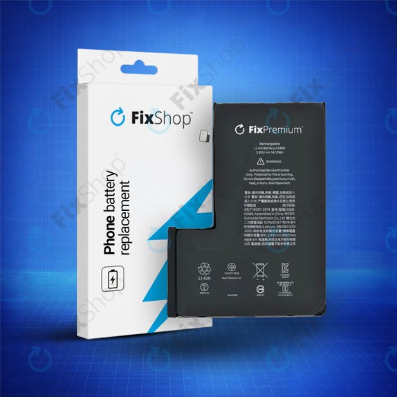Akku Batterie für iPhone 12 Pro Max, 3687mAh, A2466, FixPremium
