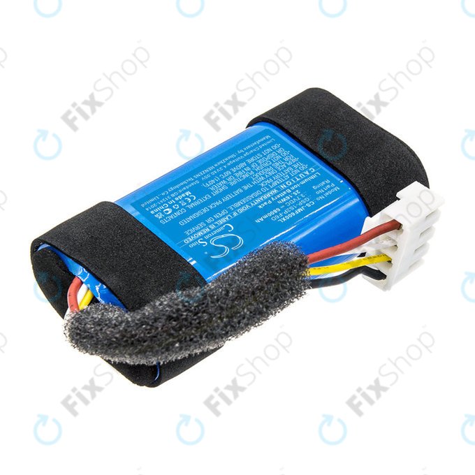 Batterie für JBL Flip 6, 6800mAh, Li-Ion, 3.7V, GSP-1S2P-F6D, HQ