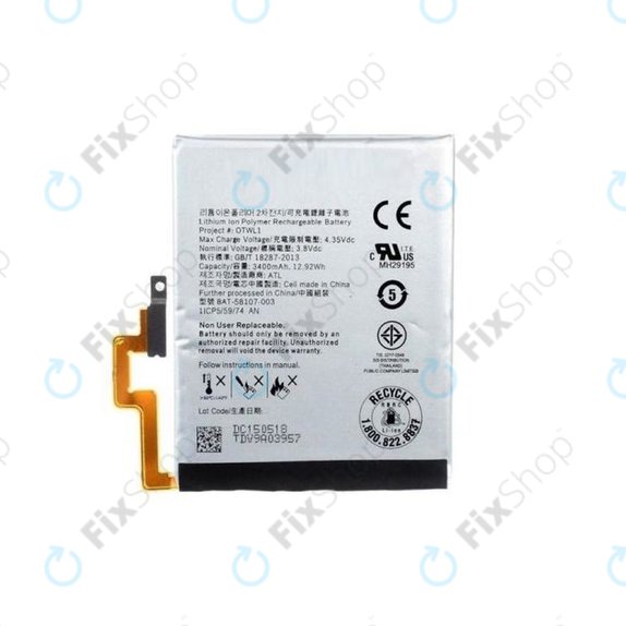 Blackberry Passport - Akku Batterie BAT-58107-003 3400mAh