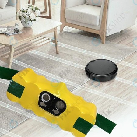 iRobot Roomba 500, 600, 700, 800, 900-series, R3, Scooba 450, Vileda 137173 - Akku Batterie 11702, GD-Roomba-500, VAC-500NMH-33 Ni-MH 14.4V 3300mAh