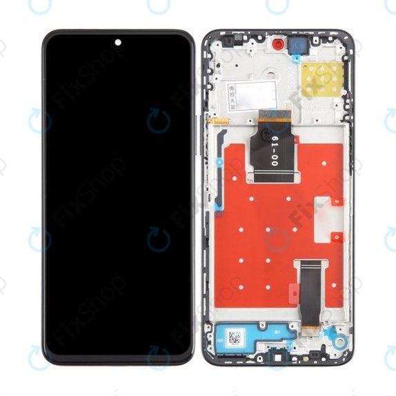 Honor 90 Lite 5G - LCD Display + Touchscreen Front Glas + Rahmen (Black) TFT
