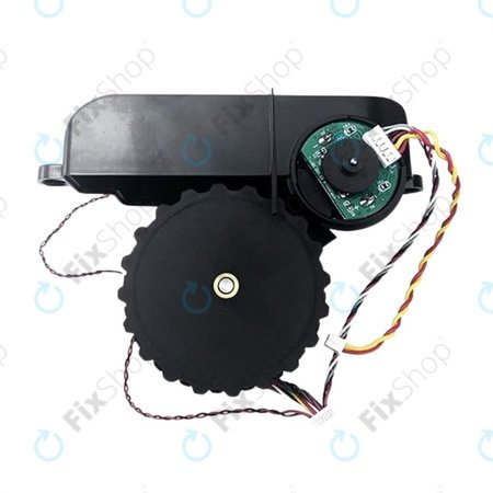 Xiaomi Mi Robot Vacuum Mop Pro (P), Viomi V2 Pro, V3 - Rad mit Motor (Links) (Schwarz)