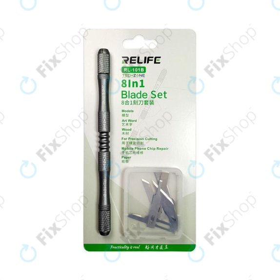 Relife RL-101B - CPU entfernen Kleber Klinge Messer Set 8in1