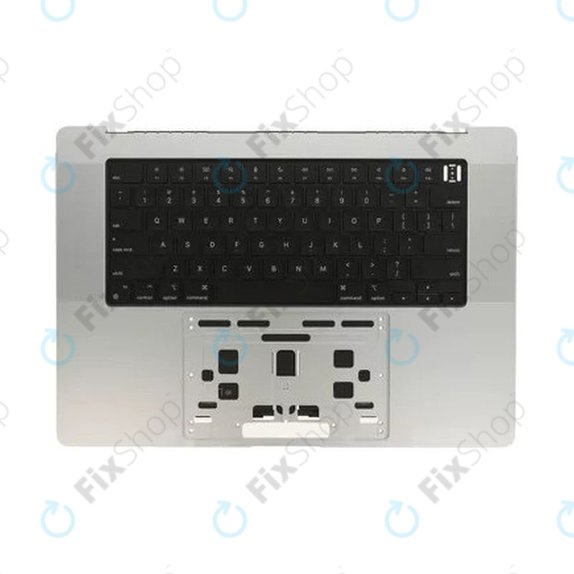Oberer Tastaturrahmen für MacBook Pro 16" A2780 (2023), mit US-Tastatur und Akku, Silver, 661-32190, Genuine Apple