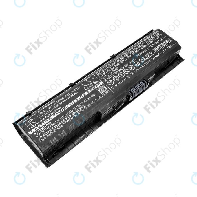 Batterie für HP 17, Omen 17, Pavilion 17, 4400mAh, Li-Ion, 11.1V, 849571-221, HQ