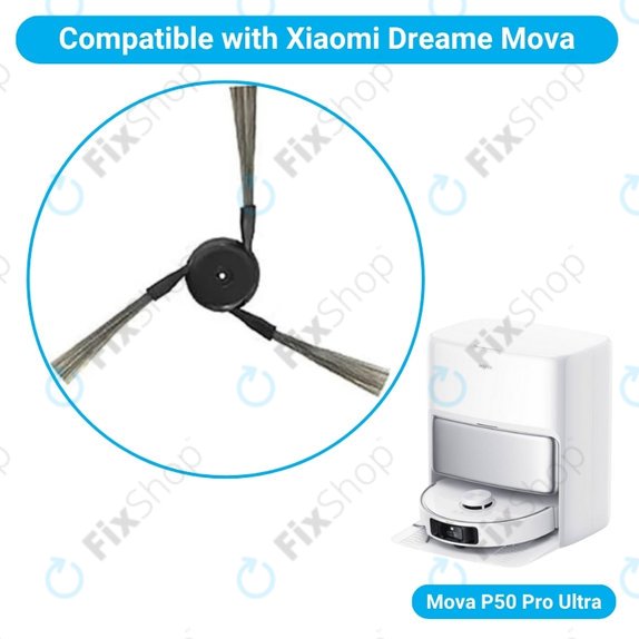 Seitenbürste, 2 Stk. für Xiaomi Mova P50 Pro Ultra